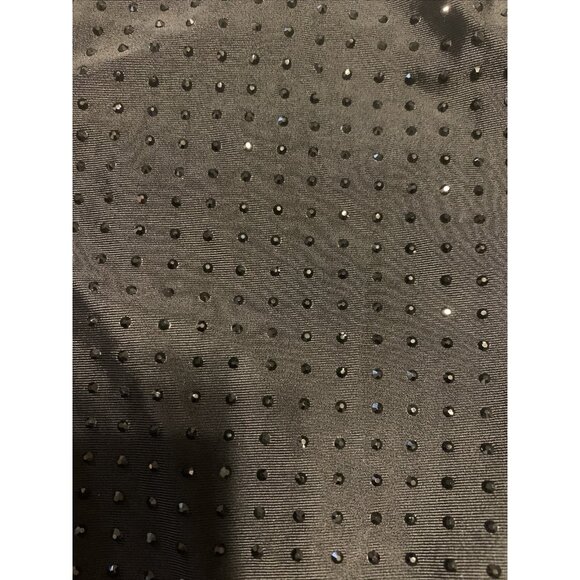 SLA The Label Black Suki Diamante Strapless Rhinestones Slinky Tube Top 3xs - Picture 5 of 7